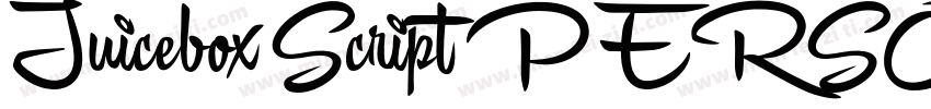 Juicebox Script PERSONAL USE Regul字体转换